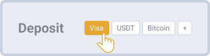 Start the deposit process