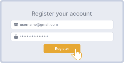 Sign up at the casino